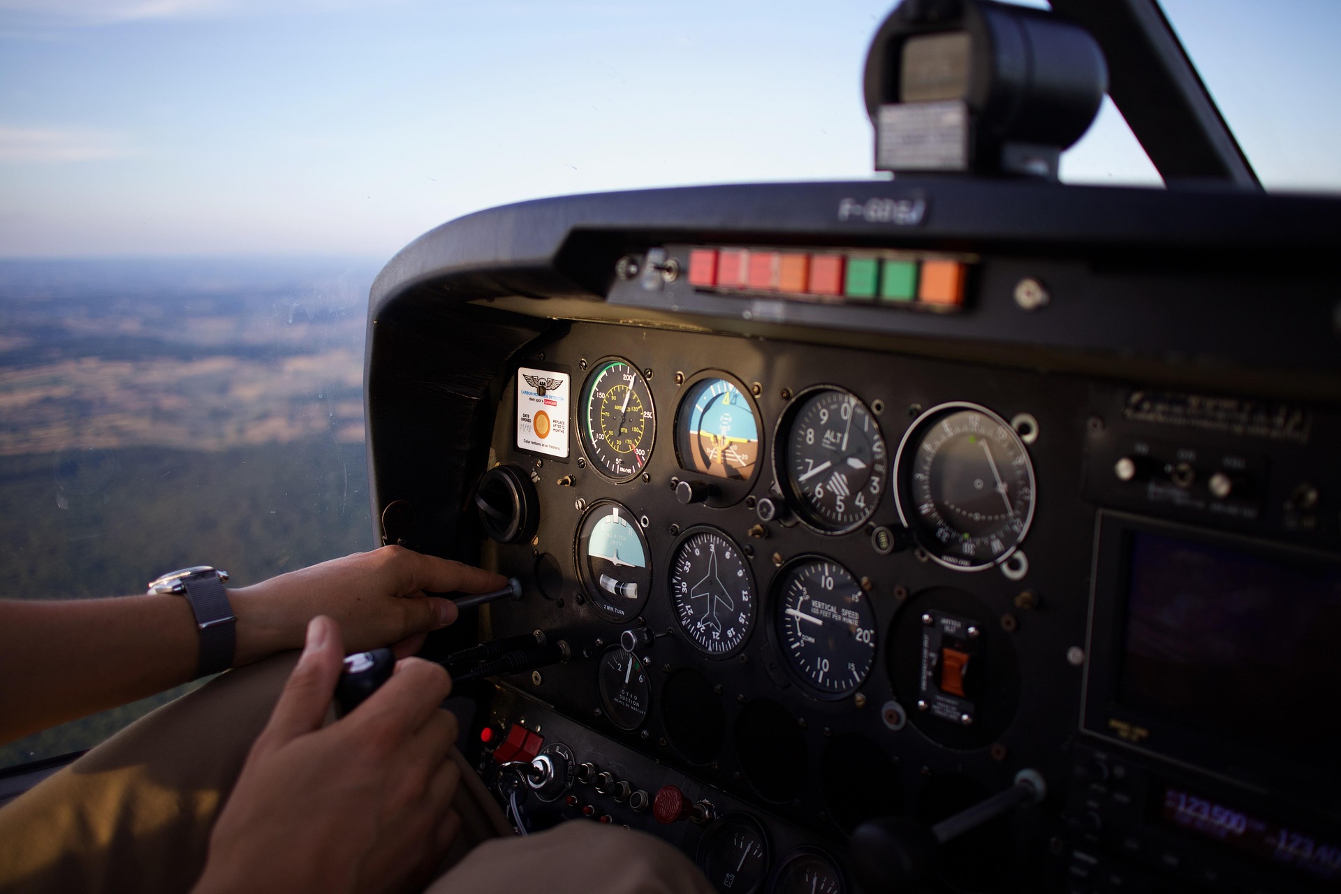 Pilot eğitiminde yer alan öğrenciler
